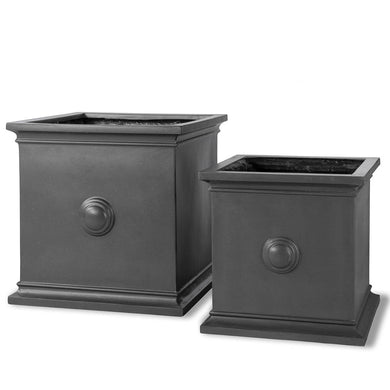 Classic faux lead traditional style garden planters for period homes