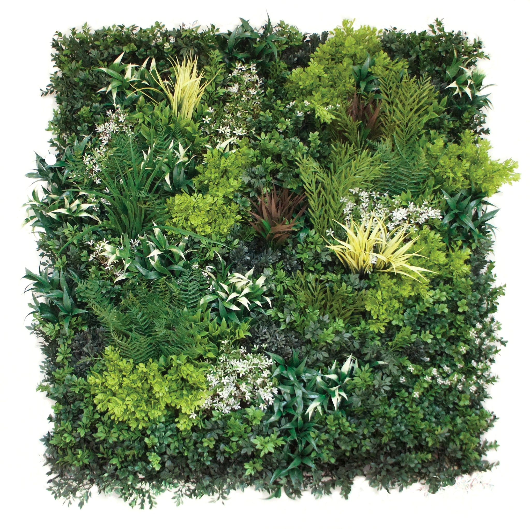 Verti Green Artificial Green Wall Panel 1m x 1m UV Fire Retardant